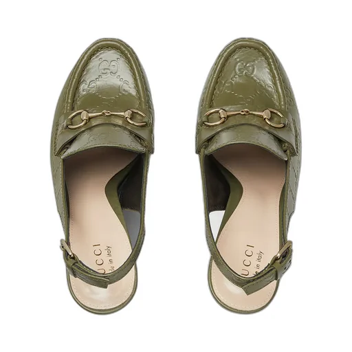 Horsebit Platform Loafer Slingback