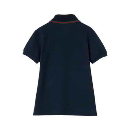 Children's Cotton Polo Top With Web