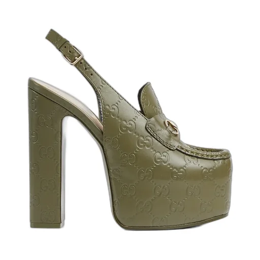 Horsebit Platform Loafer Slingback