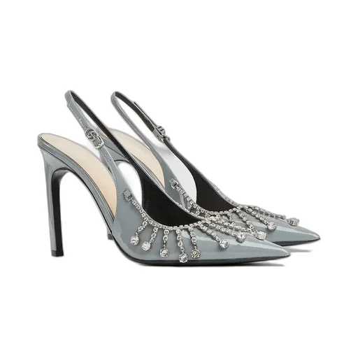 Pump With Crystal Chain