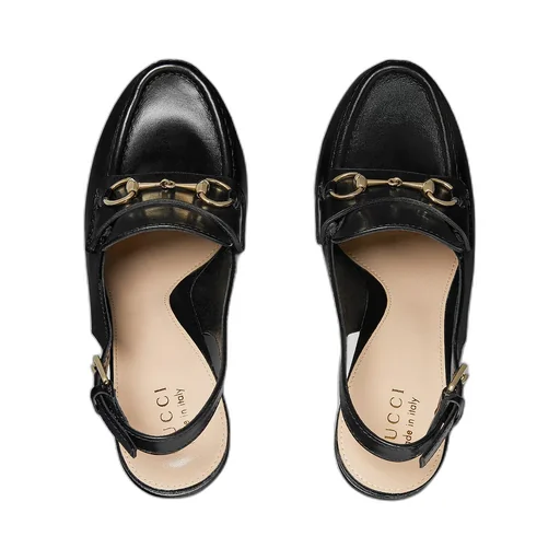 Horsebit Platform Loafer Slingback