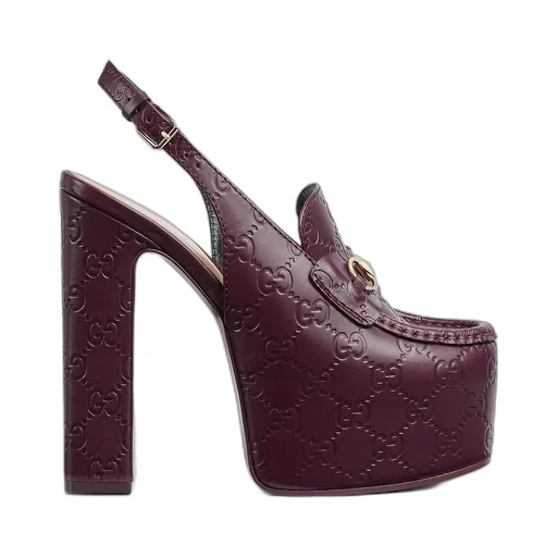 Horsebit Platform Loafer Slingback