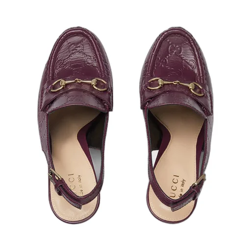 Horsebit Platform Loafer Slingback