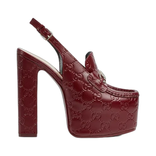 Horsebit Platform Loafer Slingback