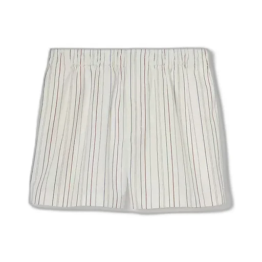 Striped Cotton Poplin Shorts