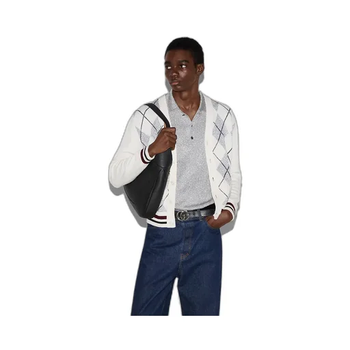 Lamé Knit Polo Shirt