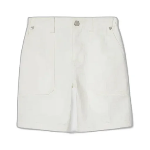 Children's Gg Denim Shorts With Web