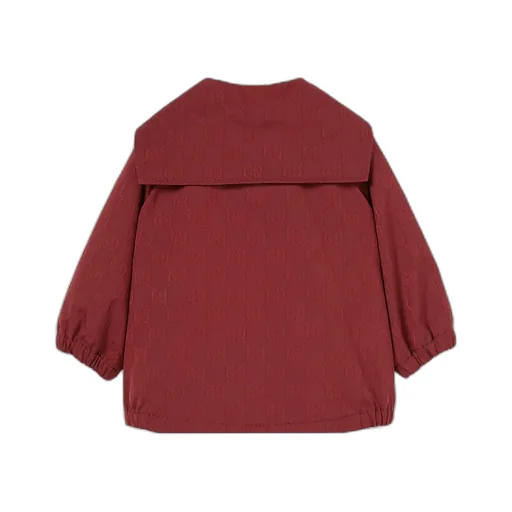 Baby Gg Nylon Twill Zip Jacket