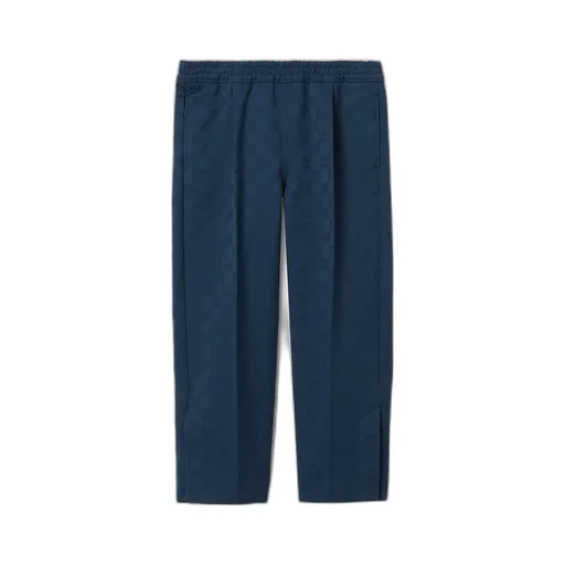 Children's Gg Cotton Trousers With Web