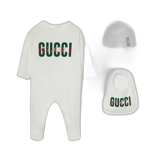 Baby Printed Three-Piece Gift Set