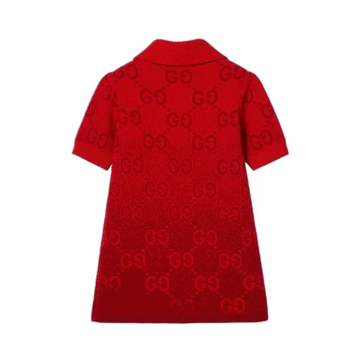 Children's Gg Wool Jacquard Dress
