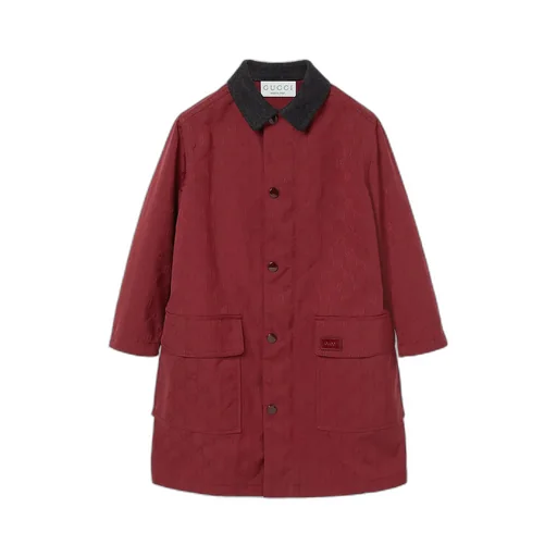 Children's Gg Twill Nylon Jacket