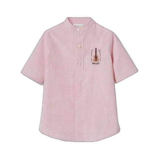 Children's Embroidered Cotton Shirt