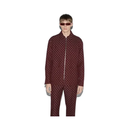 Wool Jacket With Gg Shadow