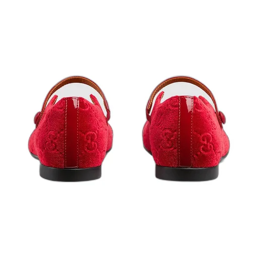 Children's Gg Ballet Flat With Bow