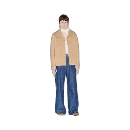 Coated Wool Coat