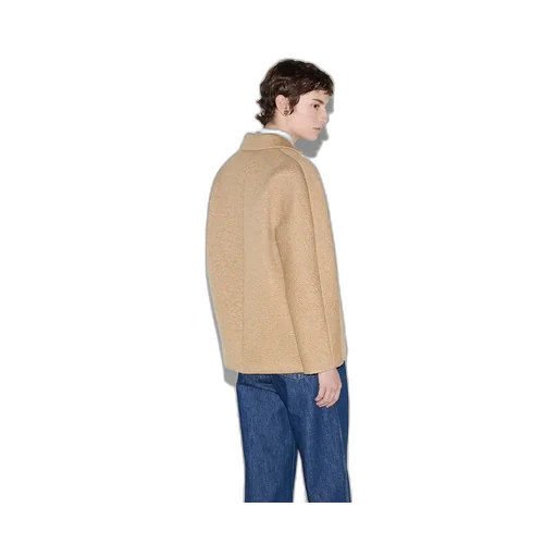 Coated Wool Coat