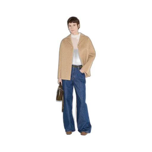Coated Wool Coat