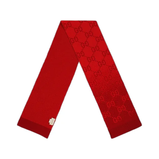 Children's Gg Wool Jacquard Scarf
