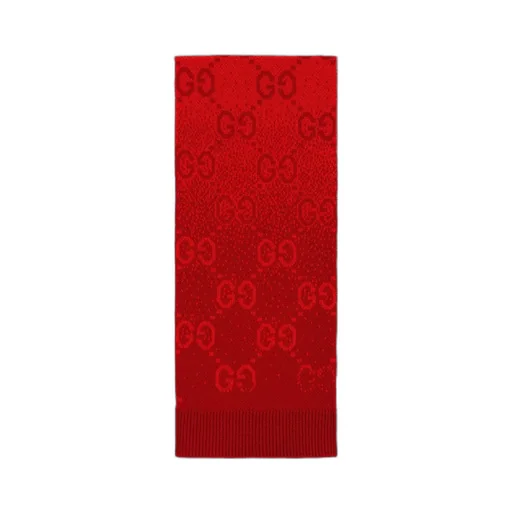 Children's Gg Wool Jacquard Scarf