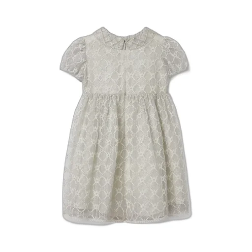 Children's Gg Cotton Lamé Dress
