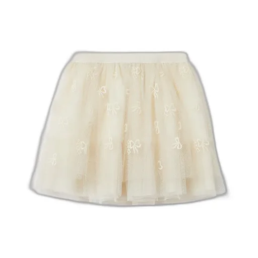 Baby Embroidered Tulle Skirt