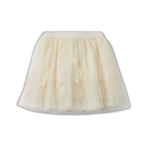 Baby Embroidered Tulle Skirt