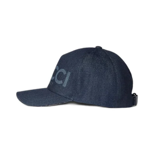 Lasered Denim Baseball Hat