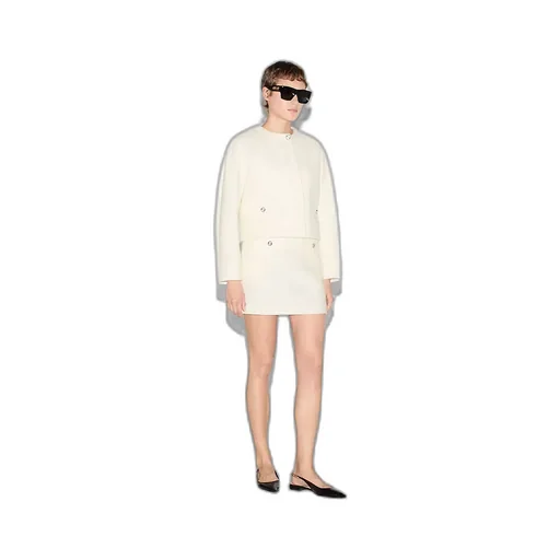 Wool Bouclé Mini Skirt