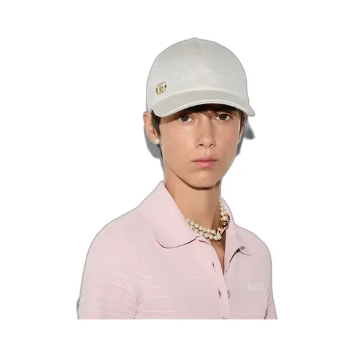 Wool Baseball Hat With Double G