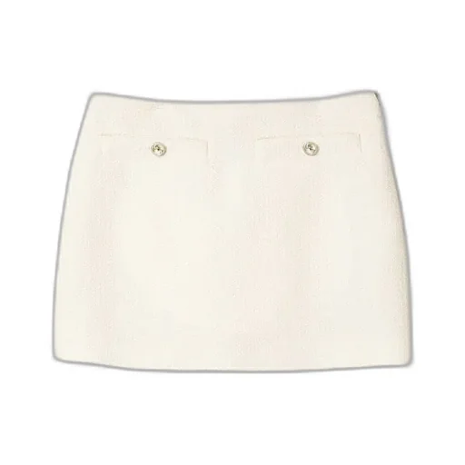Wool Bouclé Mini Skirt