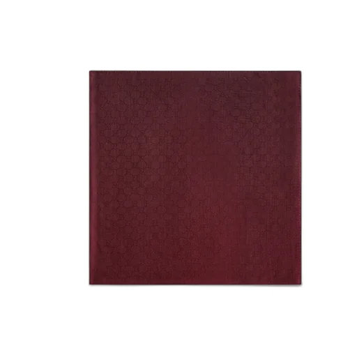 Gg Wool Silk Jacquard Shawl