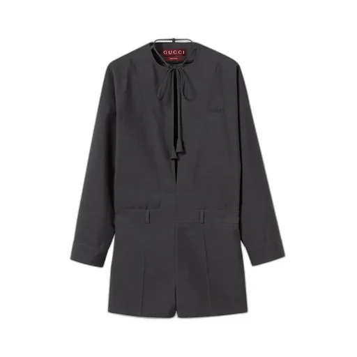 Wool Mini Jumpsuit