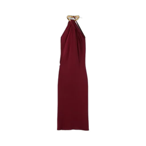Silk CrÊPe Sablé Mid-Length Dress