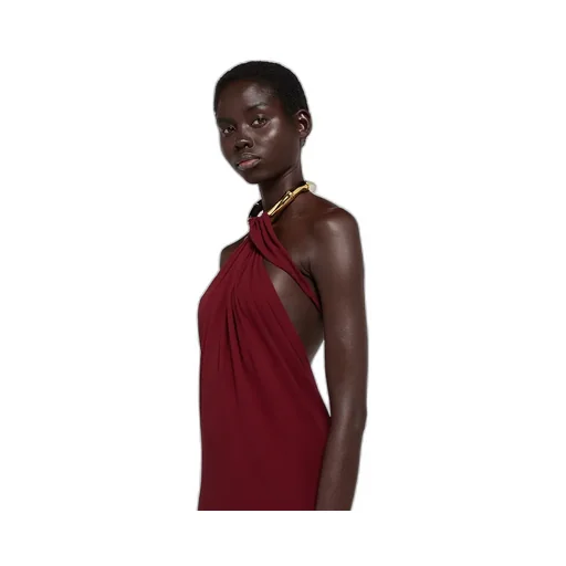 Silk CrÊPe Sablé Mid-Length Dress