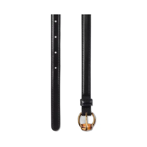 Thin Belt With Bamboo Detail Buckle