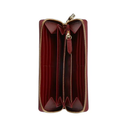 Zip Around Wallet With Bamboo