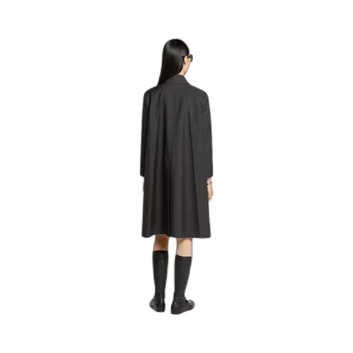 Wool Double-Breasted Coat