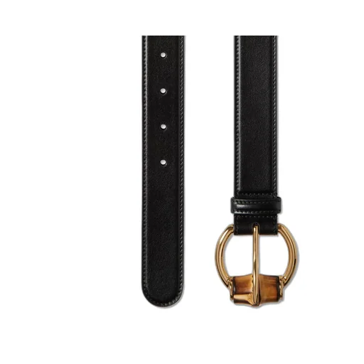 Belt With Bamboo Detail Buckle