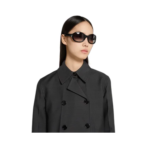 Wool Double-Breasted Coat
