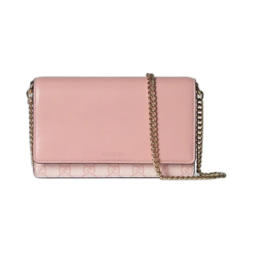 Gg Emblem Chain Wallet