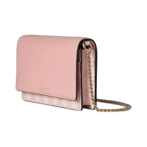 Gg Emblem Chain Wallet