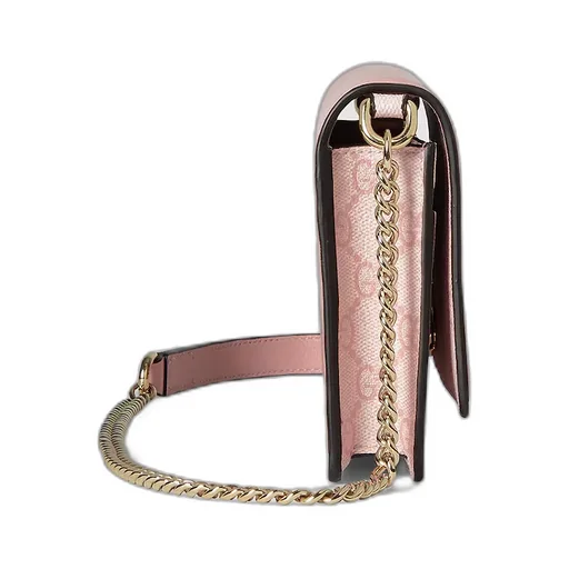 Gg Emblem Chain Wallet