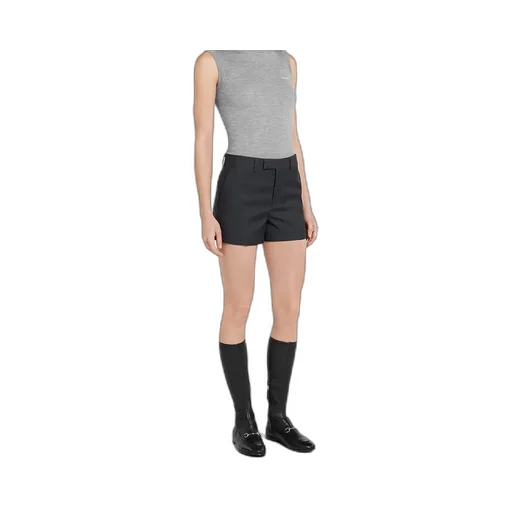 Wool Mini Shorts