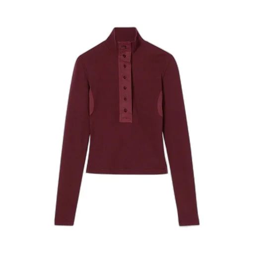 Cotton Rib Long-Sleeve T-Shirt