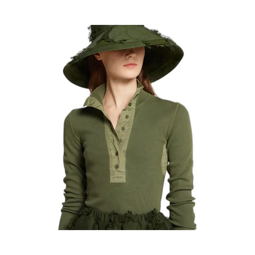 Cotton Rib Long-Sleeve T-Shirt