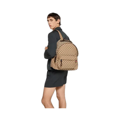 Gg Canvas Medium Backpack