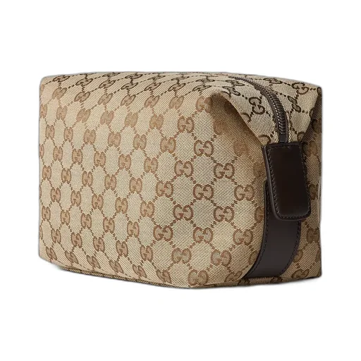 Gg Canvas Small Toiletry Case