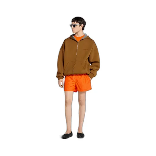 Embroidered Hooded Jersey Sweatshirt