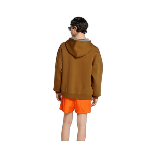 Embroidered Hooded Jersey Sweatshirt